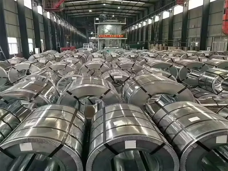 Paket Kumparan Baja Galvanis Spangle Besar yang Dicelup Panas