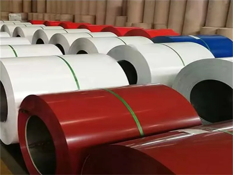 Stock de bobines d'acier galvanisé avec revêtement PVDF (2)
